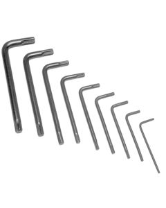 WLMW75933 image(0) - 9 Pc Star Point "L" Wrench Set