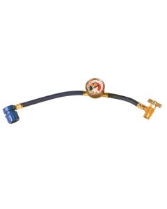FJC6037 image(0) - R-134a U-CHARGE HOSE w/ gauge