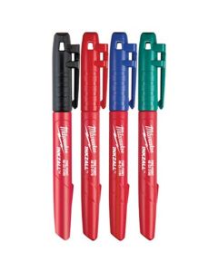 MLW48-22-3106 image(0) - 4-PK FINE POINT COLORED INKZALLS MARKERS