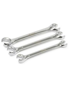 TIT17389 image(0) - 3-PCFLARE NUT WRENCH SET - METRIC
