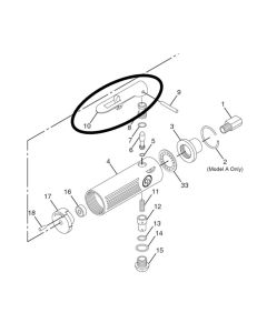 CPTCA144879 image(0) - Chicago Pneumatic Lever-Throttle (Replacement Part