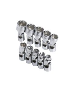 SKT1335 image(0) - SOCKET SET FLEX 1/4IN. DRIVE 10PC METRIC 6 PIECE