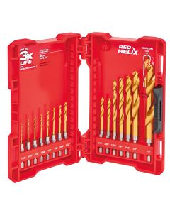 MLW48-89-4630 image(0) - 15-PC SHOCKWAVE TITANIUM SHOCKWAVE DRILL BIT SET