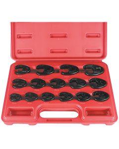 AST7115 image(0) - 15PC METRIC FLARE CROWFOOT WRENCH SET 8MM-24MM