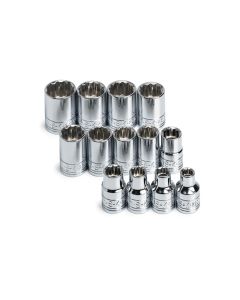 SKT89023 image(0) - SOCKET SET 3/8IN. DRIVE 13PC METRIC STD 12 POINT