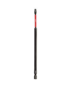 MLW48-32-4855 image(1) - Milwaukee Tool SHOCKWAVE 6&rdquo; Impact Square Recess #2 Power Bit (5pk)
