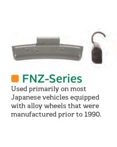 PWWFN015Z image(0) - Wegmann Automotive 15g FN-Series Zinc (Box of 25)