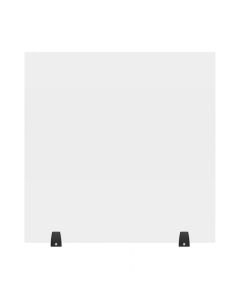 LUXDIVTT-3030C image(0) - 30" x 30" Clear Acrylic Divider w/ 2 Table Top Cla