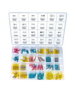 KTI00038 image(0) - K Tool International 120 PC LARGE SHRINK TUBE TERMINAL KIT
