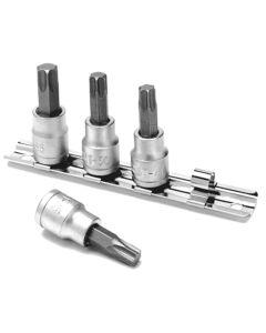 WLMW1312 image(0) - 4pc 3/8 Dr Star Bit Sockets