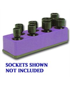 SOC HOL 3/8U IMP PURPLE 8 HOLE