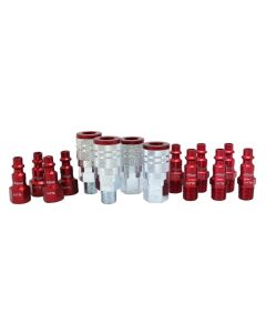 MILS-314MKIT image(0) - 14 pc. ColorFit Set, M-style Red, 1/4"