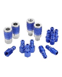 LEGA72458C image(0) - COLORCONNEX TYPE C 14PC 1/4" BODY COUPLER & PLUG K