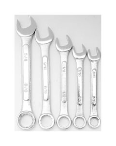 WLM1405 image(0) - 5 pc Combo Wrench Set - SAE